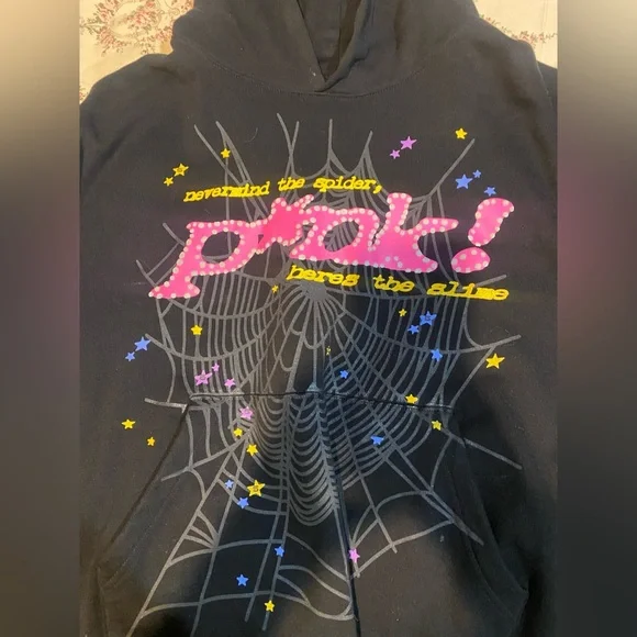 Sp5der hoodie used size m